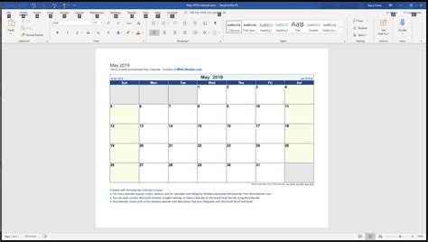 8 Top Place to Find Free Calendar Templates for Word