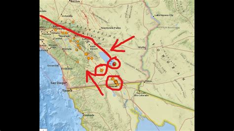 Southern California Earthquake swarm, Migrating towards the San Andreas Fault. Sunday 4/30/2023 ...