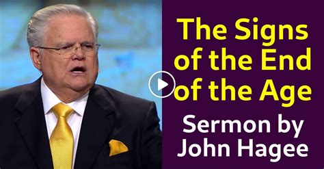 John Hagee Sermon:The Signs of the End of the Age.