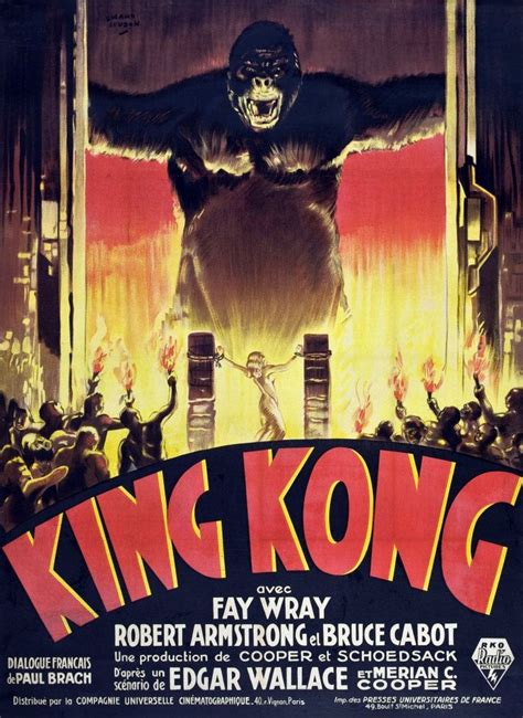 Rare Vintage King Kong Movie 1933 Ad Poster Fay Wray Giclee Art Print ...