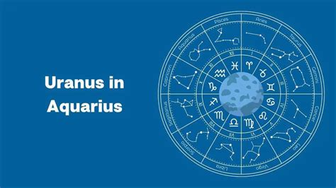 Uranus in Aquarius - A Complete Guide - eAstroHelp