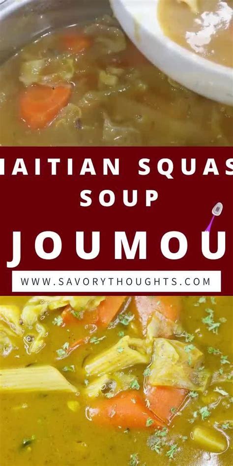 Soup Joumou (Haitian Squash Soup) [Video] | Recipe [Video] in 2021 | Haitian food recipes, Pot ...