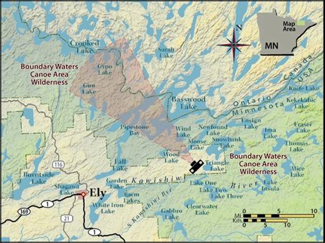 Boundary waters map - loperstaiwan