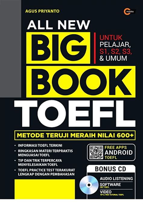 Jual Buku All New Big Book TOEFL+CD Karya Agus Priyanto | Toko Buku Online Terbesar | Gramedia.com