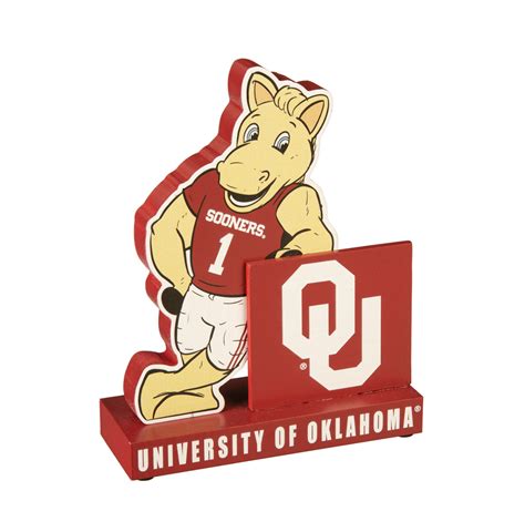 OU 8" Wooden Mascot Standee - Balfour of Norman