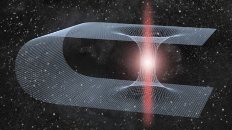 A black hole circling a wormhole would emit weird gravitational waves