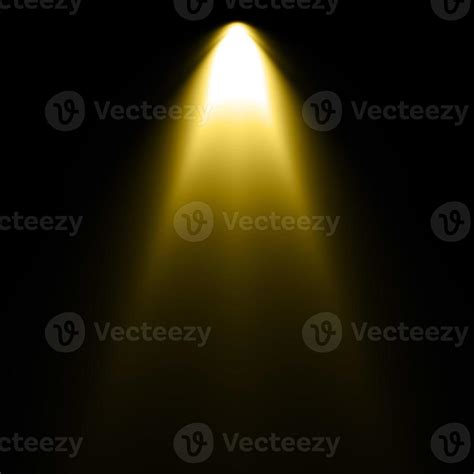 Orange spotlight, lighting with black background 16936497 Stock Photo ...