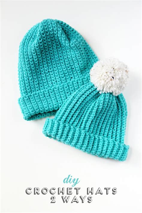 EASY DIY CROCHET HATS - 2 WAYS. | Gathering Beauty