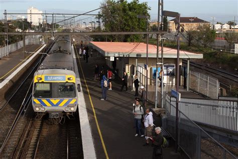 West Footscray. | Railway station, City, Train