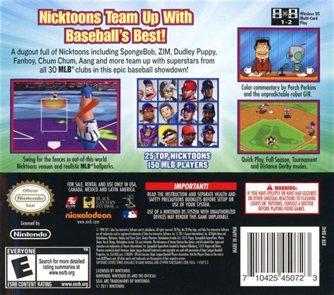 Nicktoons MLB Images - LaunchBox Games Database