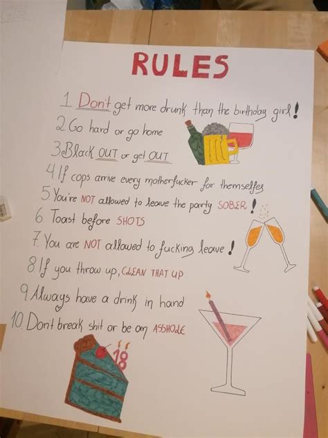 Party rules for adult parties. Birthday party ideas 21st Birthday Party Themes, Hippie Birthday ...