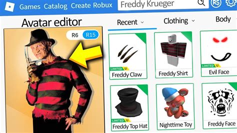 MAKING FREDDY KRUEGER A ROBLOX ACCOUNT!! - YouTube