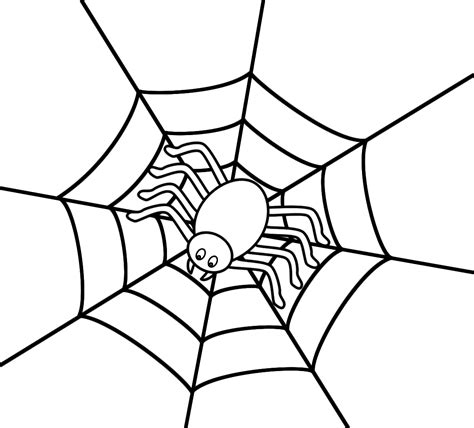 Spider black and white halloween spider web clipart - WikiClipArt