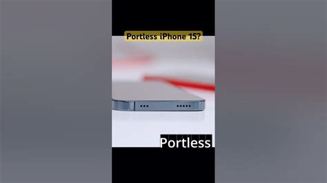 iPhone 15 | portless or Type-C? #iphone #iphone15 - YouTube