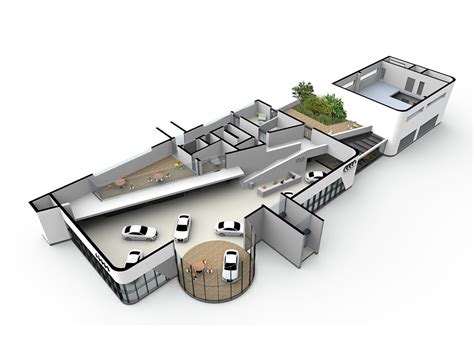 Car Showroom Floor Plan Pdf - Making Room | Unpacking the Home: Urban Cabins / Purchase of this ...