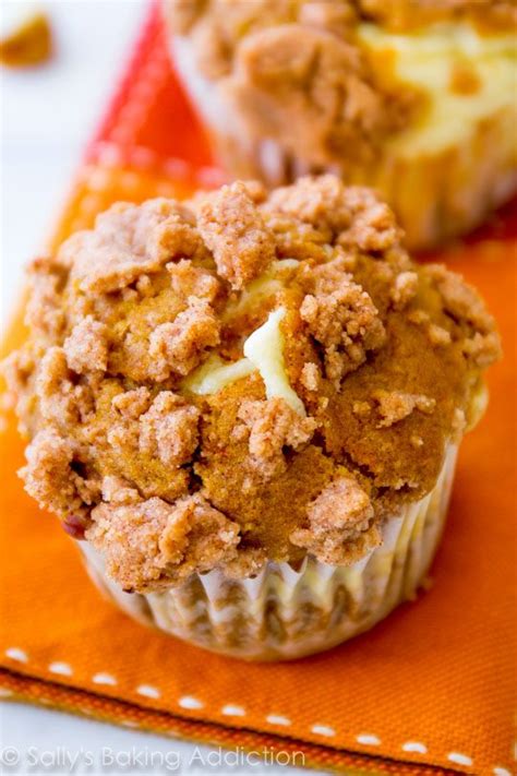 Pumpkin Cheesecake Muffins - Sallys Baking Addiction