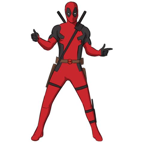 How to Draw Deadpool - Easy Drawing Art