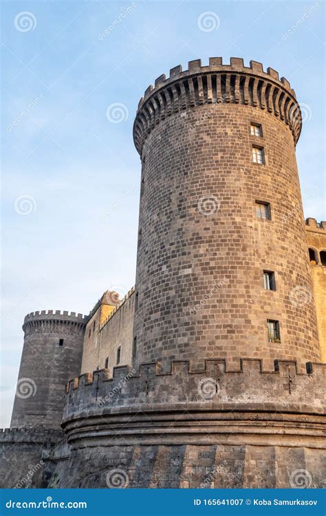 The Medieval Castle of Maschio Angioino or Castel Nuovo New Castle ...