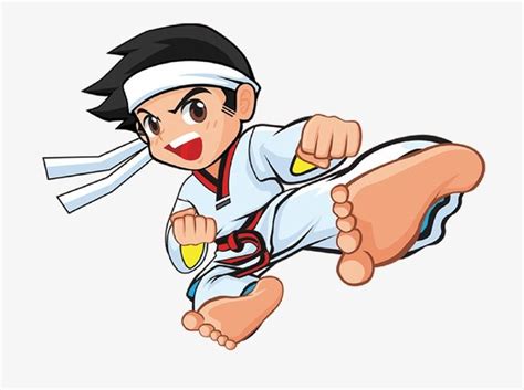 Pin on Taekwondo Cartoon