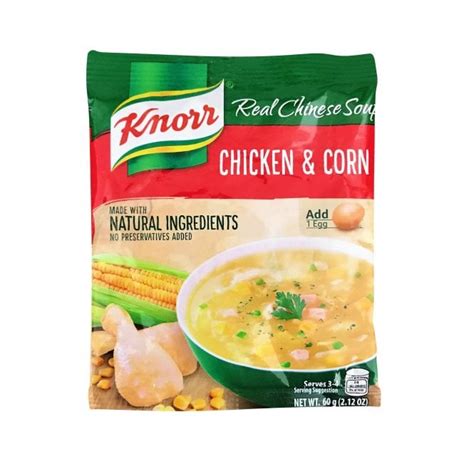 Knorr Chicken & Corn Soup Mix 60g - Grocery from Kuya's Tindahan UK