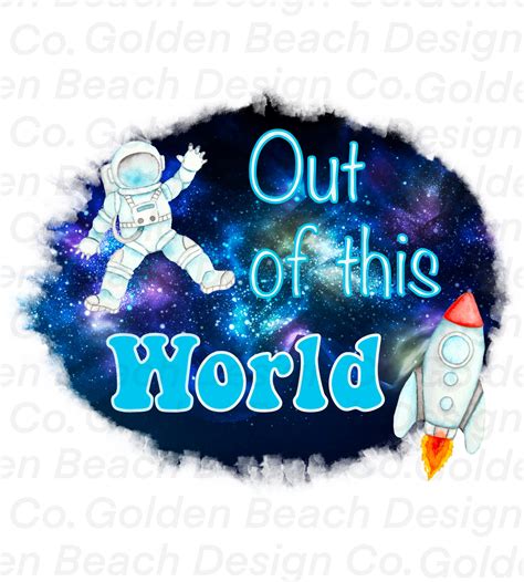 Astronaut, Out of This World, PNG Digital File, Instant Download - Etsy