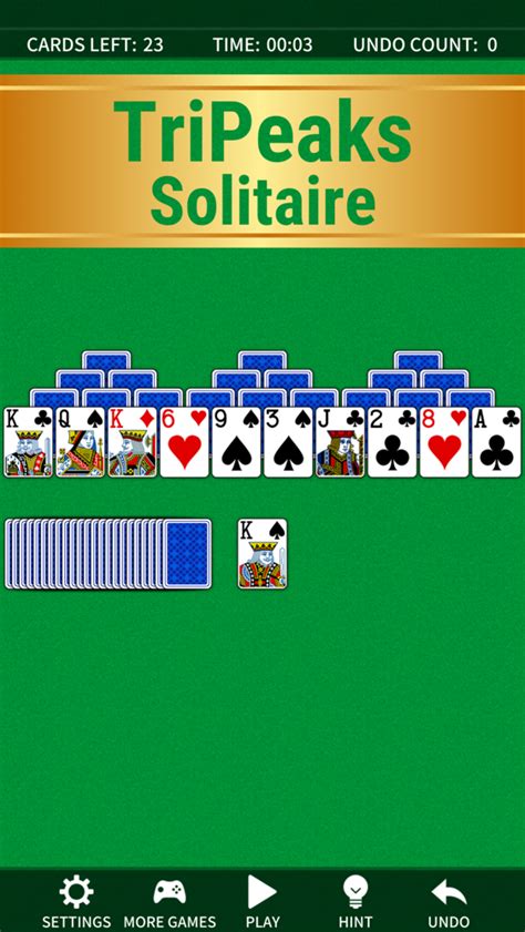 TriPeaks Solitaire Classic. App for iPhone - Free Download TriPeaks Solitaire Classic. for iPad ...