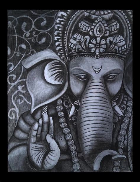 Ganesha Drawing | Ganesha drawing, Ganesha sketch, Buddha painting