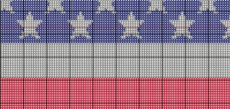 American Flag Cross Stitch Pattern USA United States Counted - Etsy