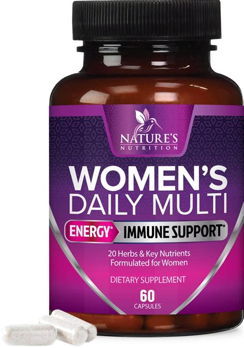 Buy Multi for Women, Nature's Daily Womens Multi Supplement for Immune ...