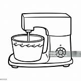 Coloring Book For Children Stand Mixer Stock Illustration  Download sketch template