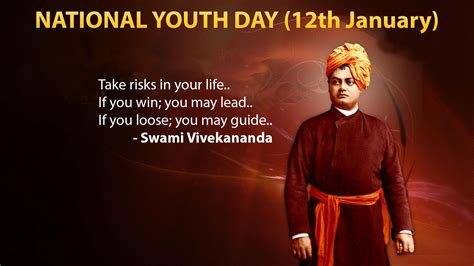 International Youth Day, Swami Vivekananda Teachings - RISE FOR INDIA