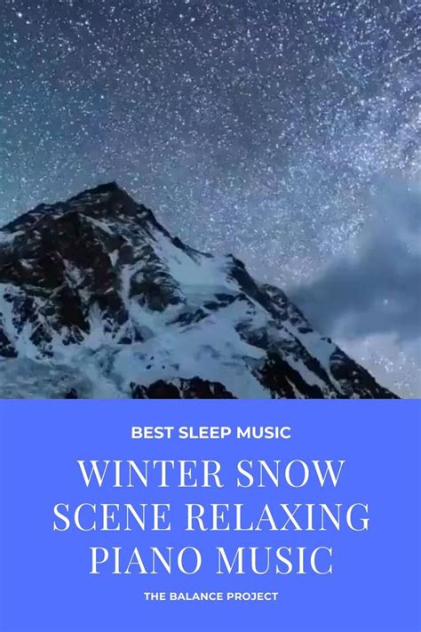 Best Piano Sleep Music with Winter Snow Scenes [Video] | Meditation music, Yoga meditation music ...