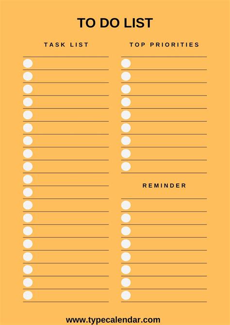 Free Printable To-Do List & Checklist Templates [Word, PDF, Excel]