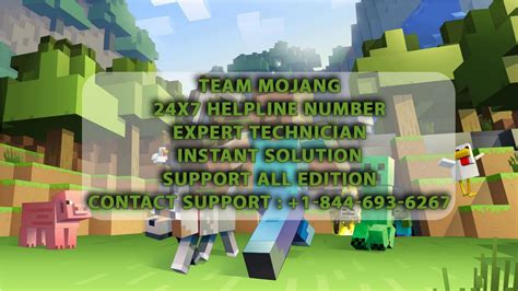 MOJANG CUSTOMER SUPPORT NUMBER CALL @ +1 844 693 6267 - YouTube