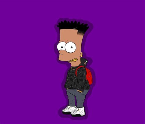 Download Cool Bart Simpson Swag Wallpaper | Wallpapers.com