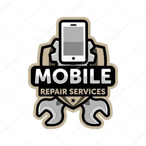 Mobile repair logo Stock Vector by ©NataliMis 129166352