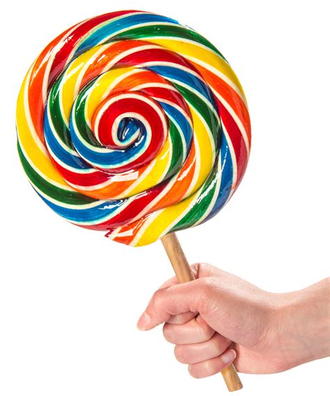 Giant Lollipop: Traditional style sucker the size of your face.