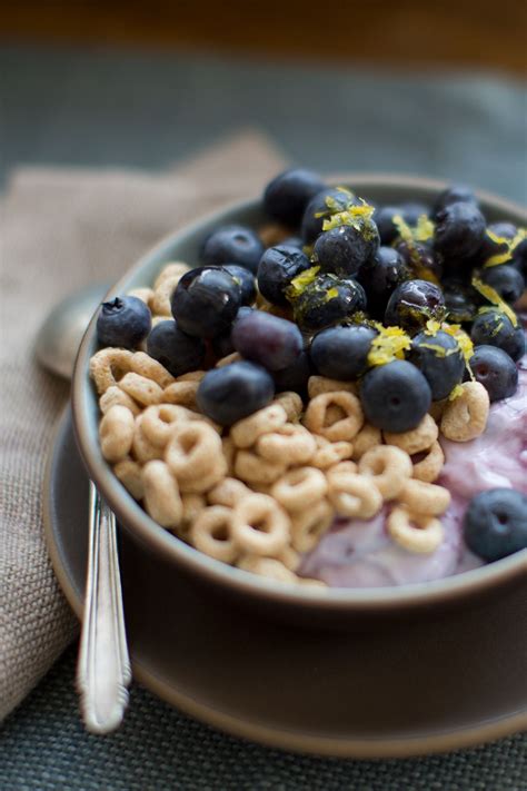 Blueberry Lemon Cheerios® | Recipe | Breakfast bowls, Fresh blueberry ...