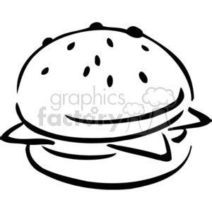 sandwich outline clipart #383168 at Graphics Factory.