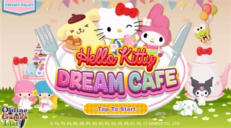 Hello Kitty Dream Cafe - Online Games List