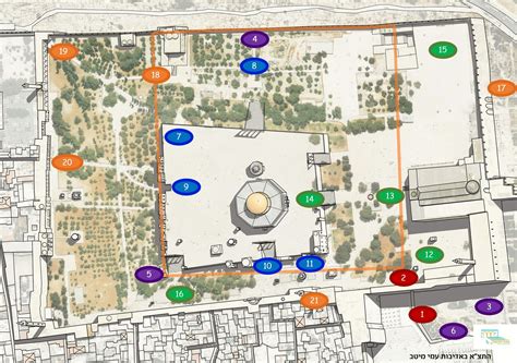 Map Of The Temple Mount