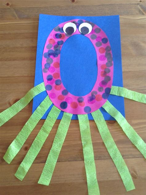 O is for Octopus Craft - Preschool Craft - Letter of the Week Craft - Kids Craft Preschool ...