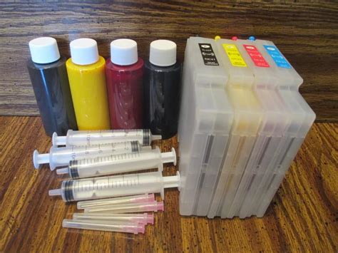 INK WAY SUBLIMATION INK REFILLABLE CARTRIDGES FOR RICOH 3110DN 7100DN ...