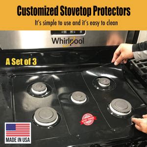 Whirlpool Stove Protector Liners - Stove Top Protector for Whirlpool G – Premium Plus Inc