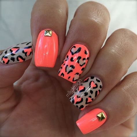 35 cheetah nail art designs ideas - Styles 7