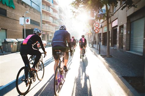 Cycling City Street Royalty-Free Stock Photo