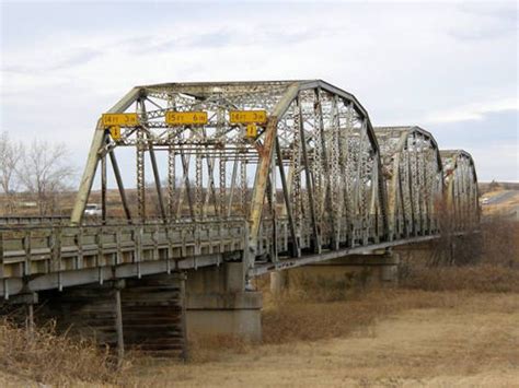 1939 US 83 Salt Fork Red River Through Truss Bridge, Collingsworth County.