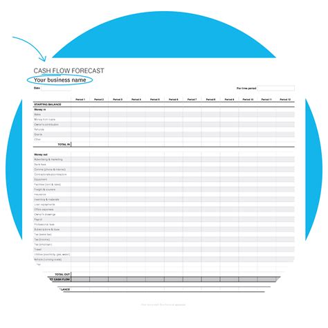 Cashflow Excel Template