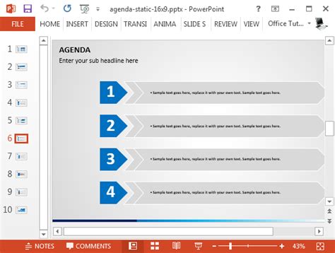 Best Agenda Slide Templates For PowerPoint