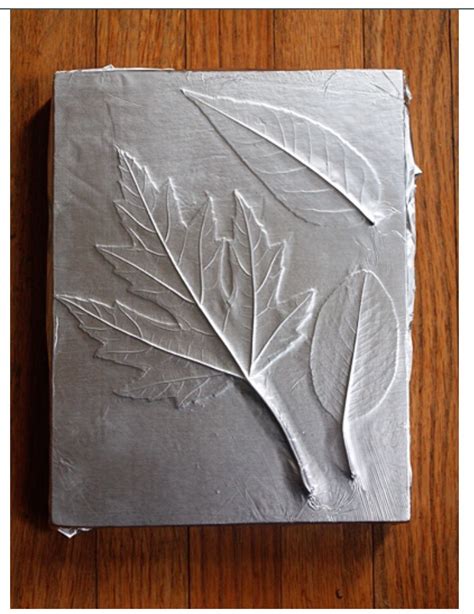 💞 DIY Leaf Art On Canvas 💞 - Musely